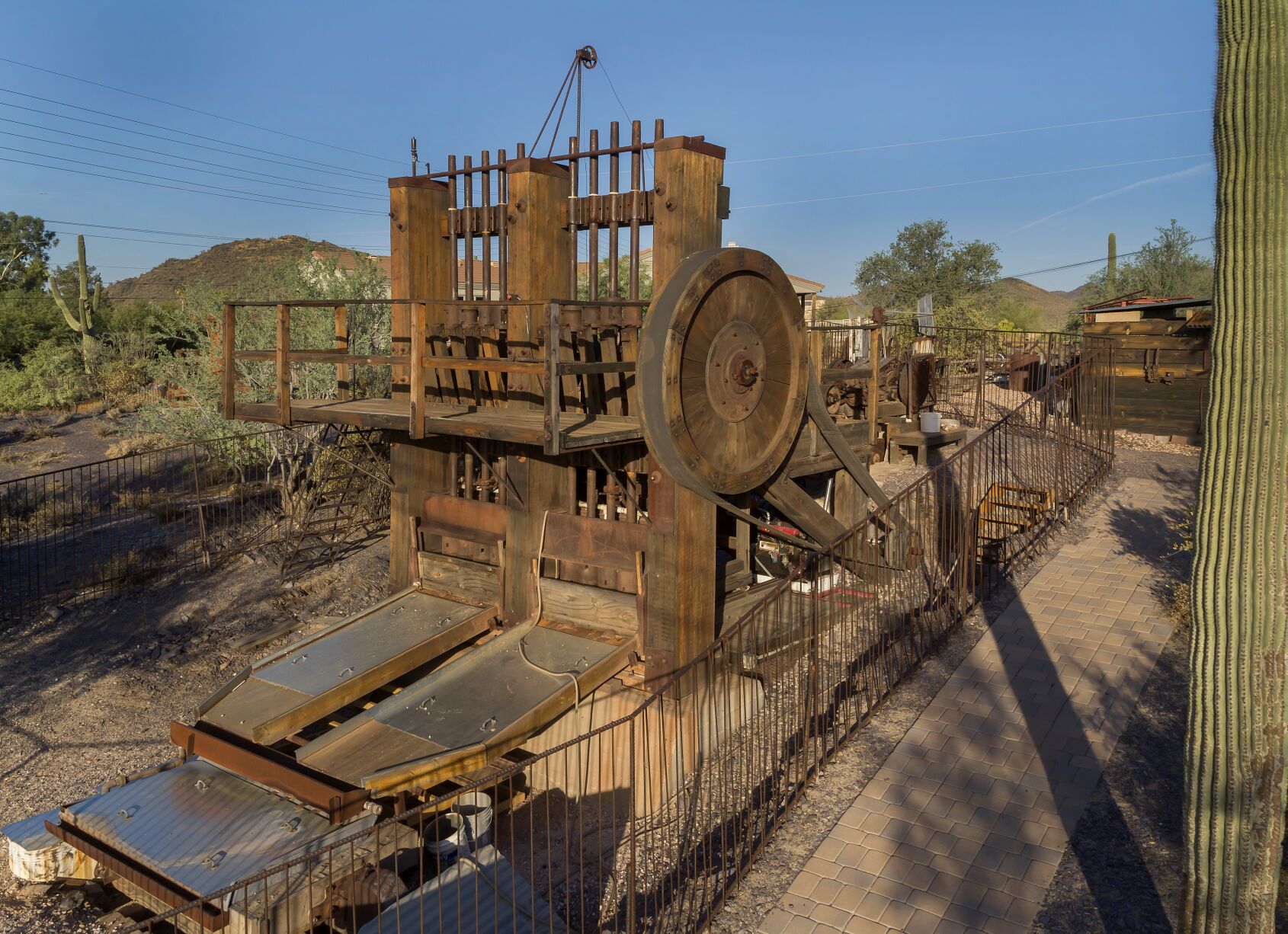 Cave Creek Museum's Golden Reef Stamp Mill